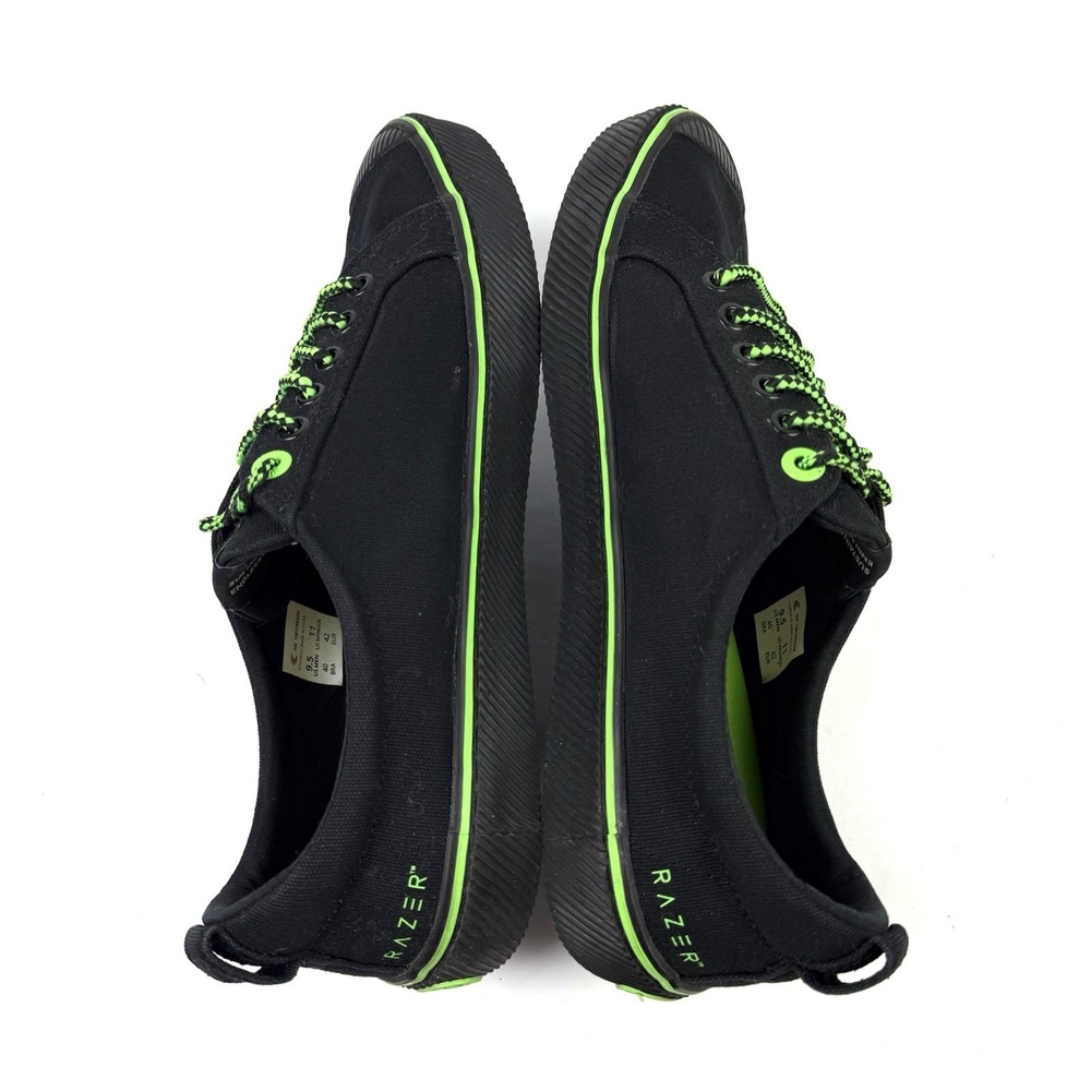 Cariuma OCA Low Shoes Mens Size 9.5 Black Razer Sneki Snek Gaming Sneaker - Picture 6 of 9